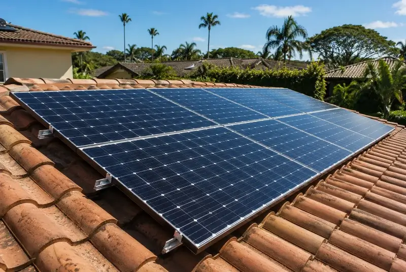 Installation de panneaux solaires à Cléguérec